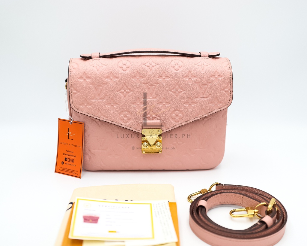 Pochette Metis Empreinte Pink GHW