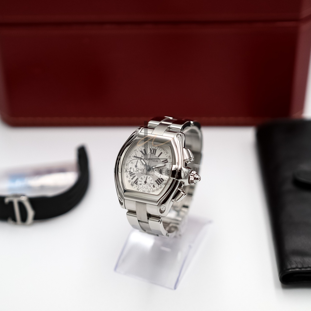 Cartier Roadster Steel Chrono Watch