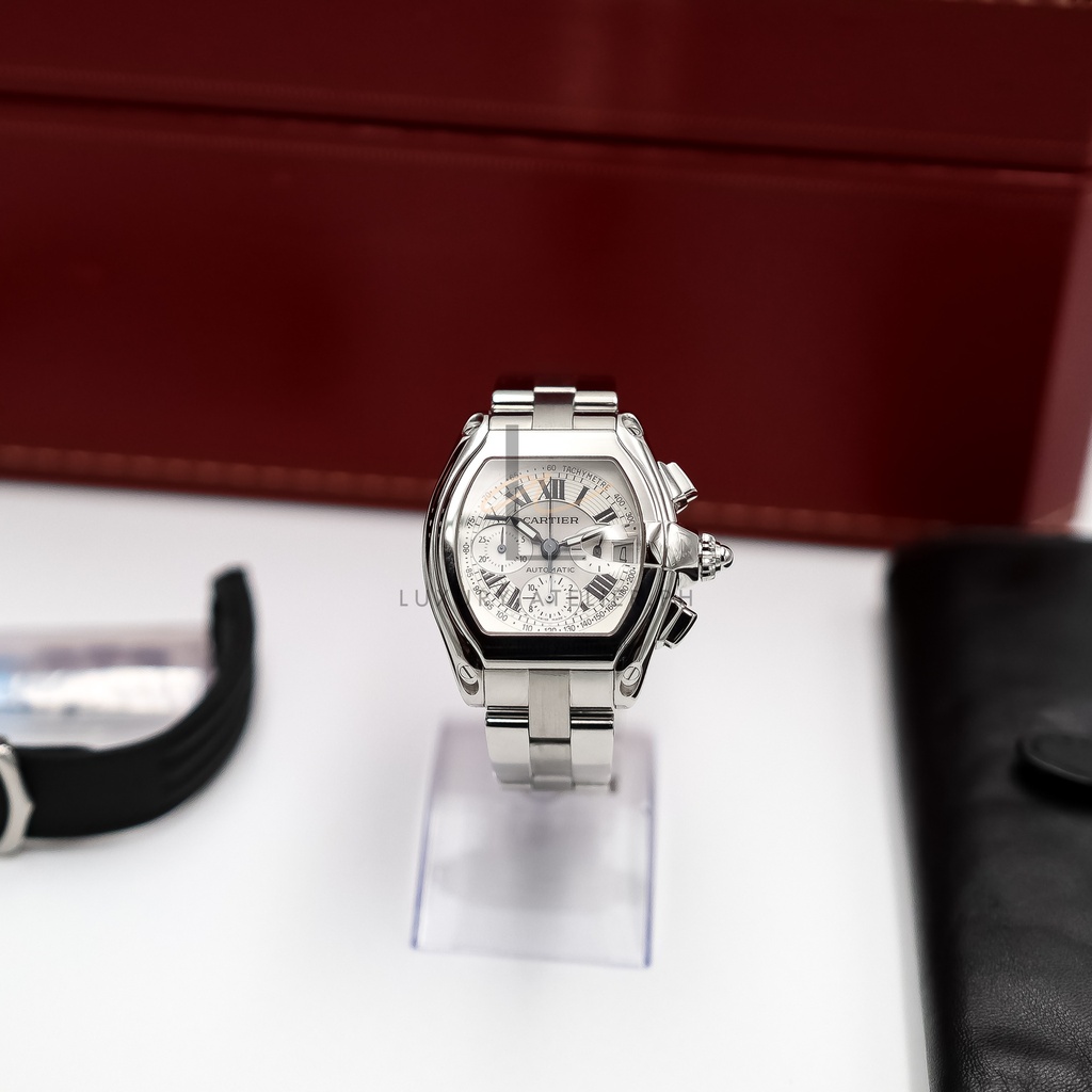 Cartier Roadster Steel Chrono Watch