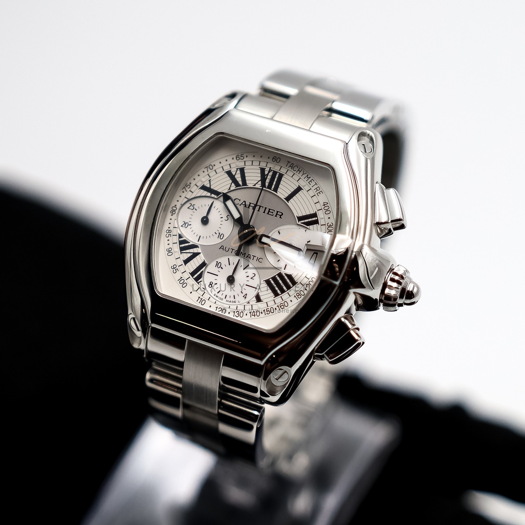 Cartier Roadster Steel Chrono Watch