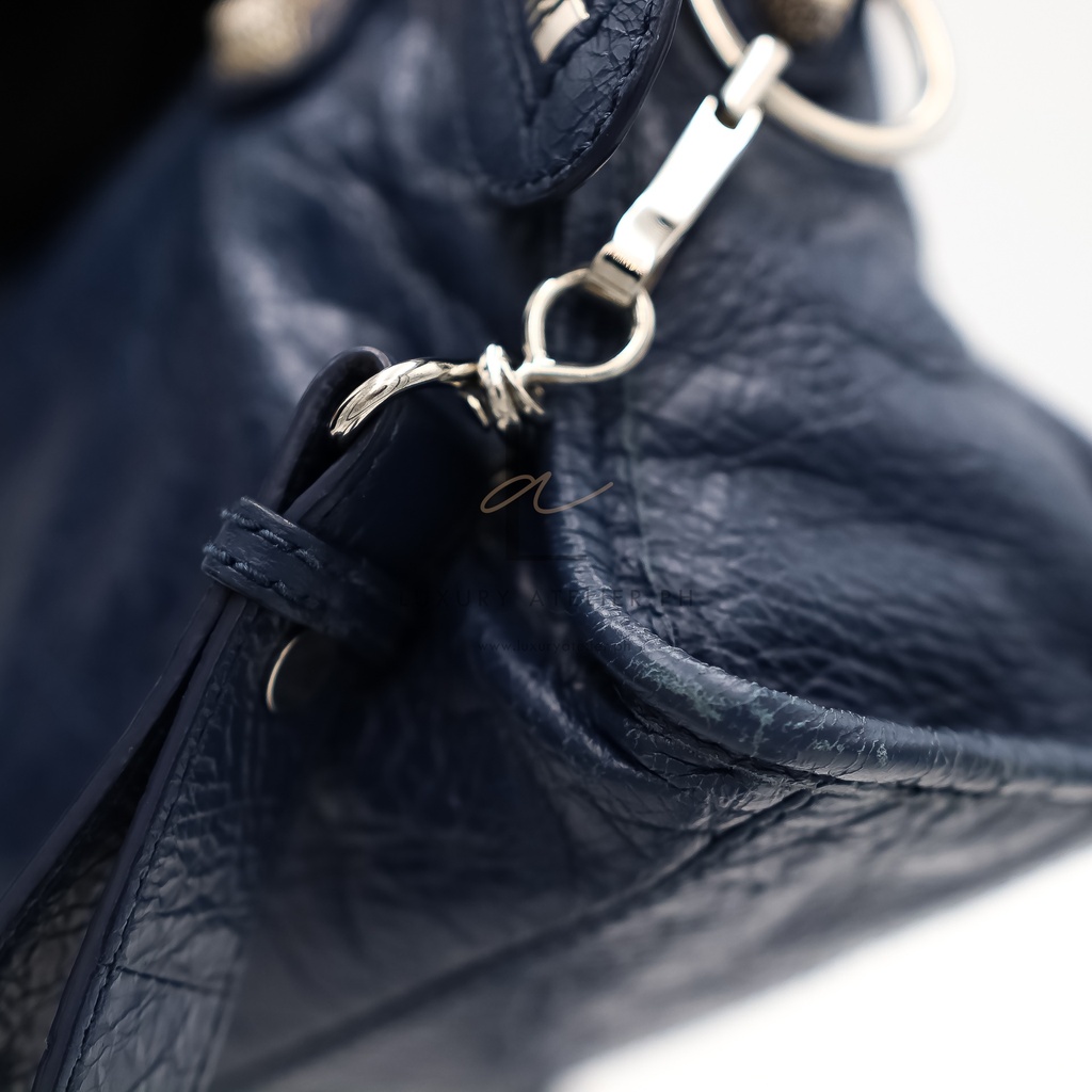 Balenciaga Giant Mini City Navy Blue