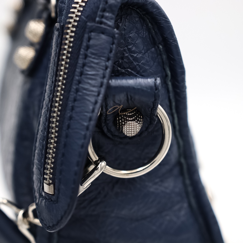 Balenciaga Giant Mini City Navy Blue
