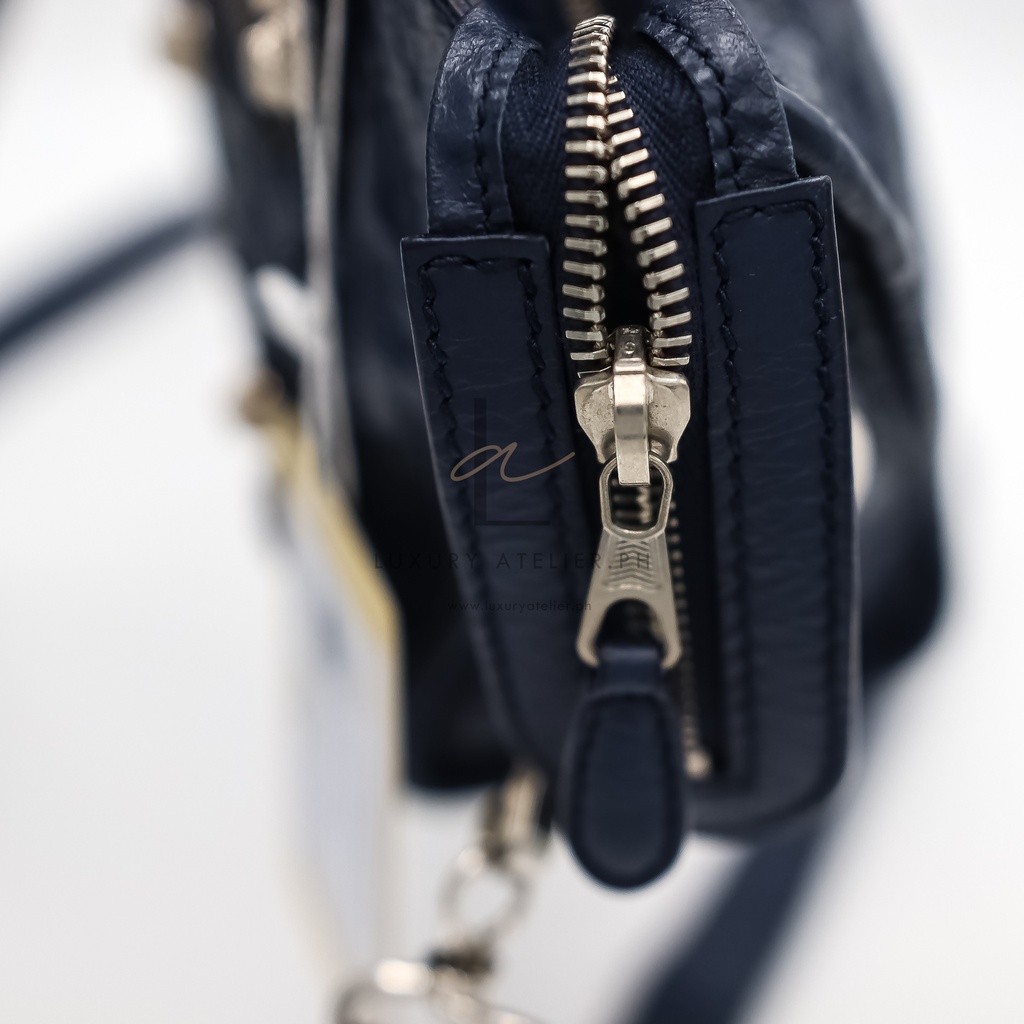 Balenciaga Giant Mini City Navy Blue