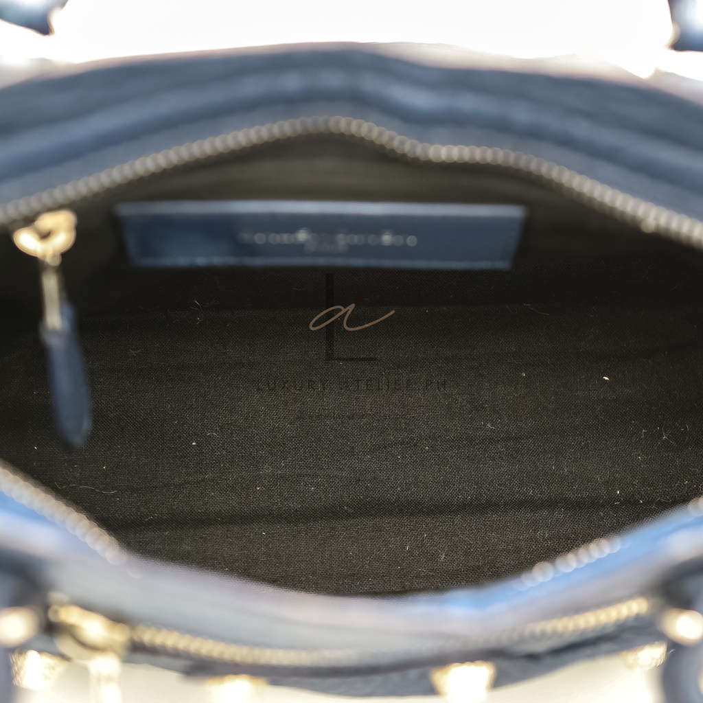 Balenciaga Giant Mini City Navy Blue