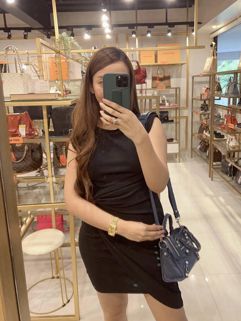 Balenciaga Giant Mini City Navy Blue