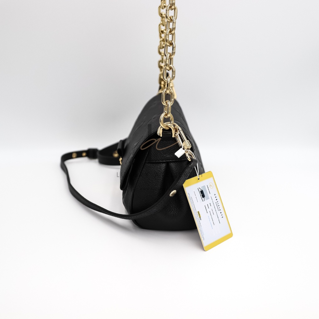 LV Loouis Vuitton New Favorite Empreinte Black, Luxury, Bags & Wallets on  Carousell