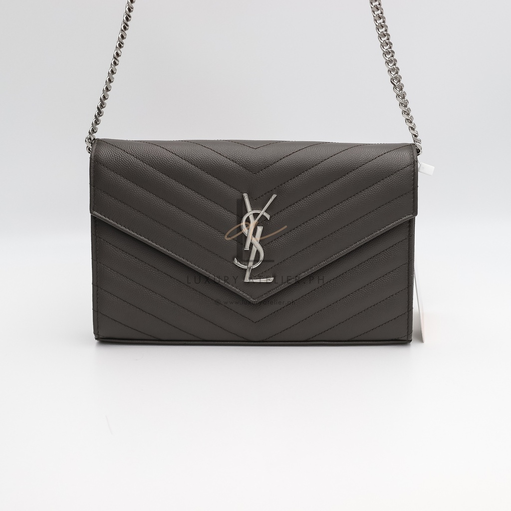 YSL Envelope WOC Gray
