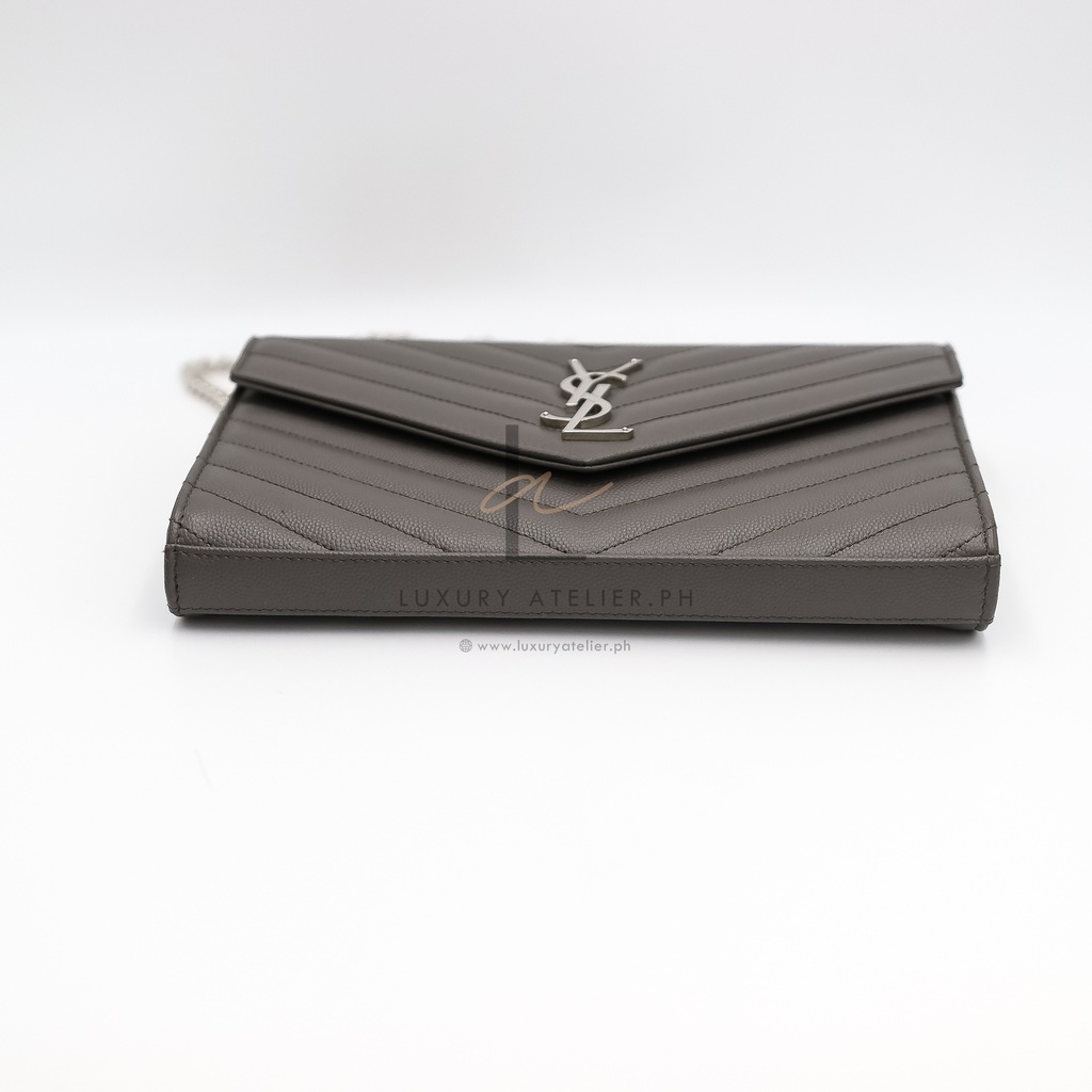YSL Envelope WOC Gray