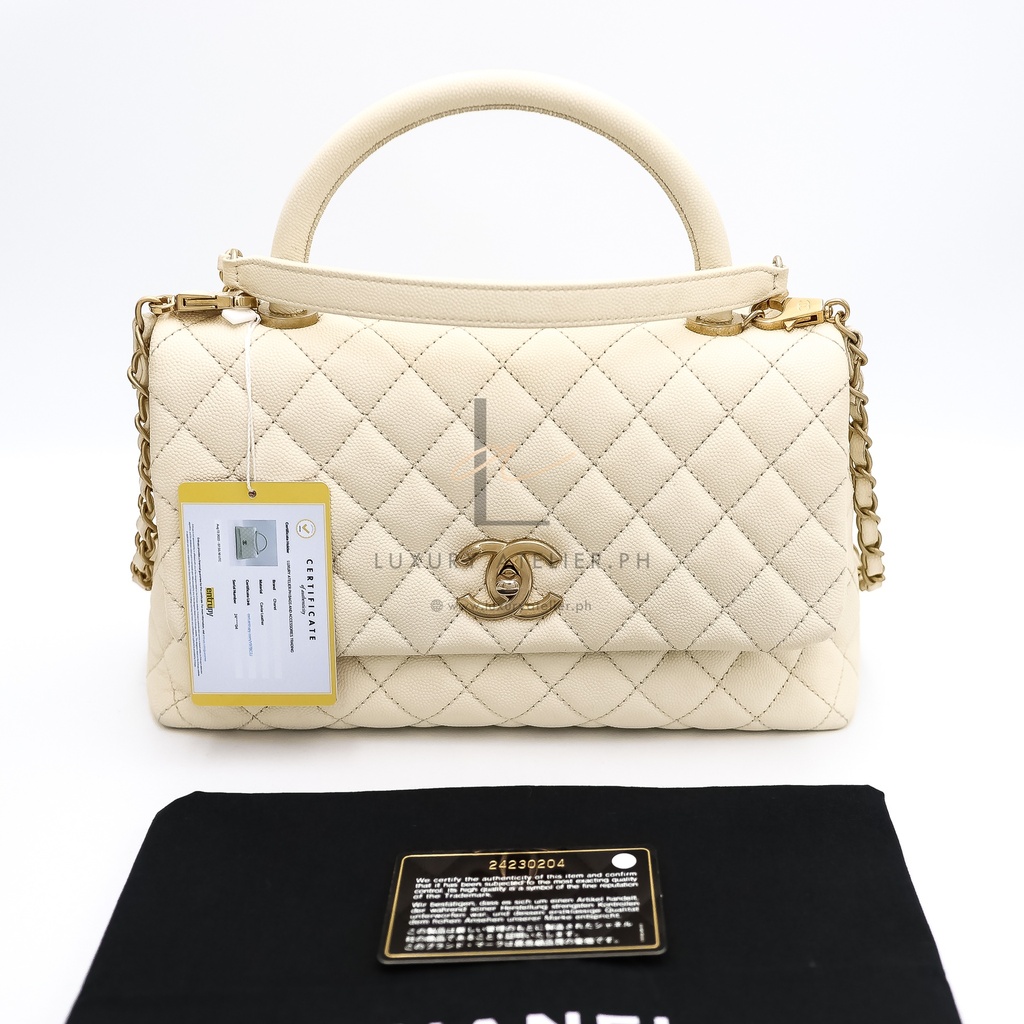 Chanel Coco Handle Mini Ivory GHW Wishlist #1