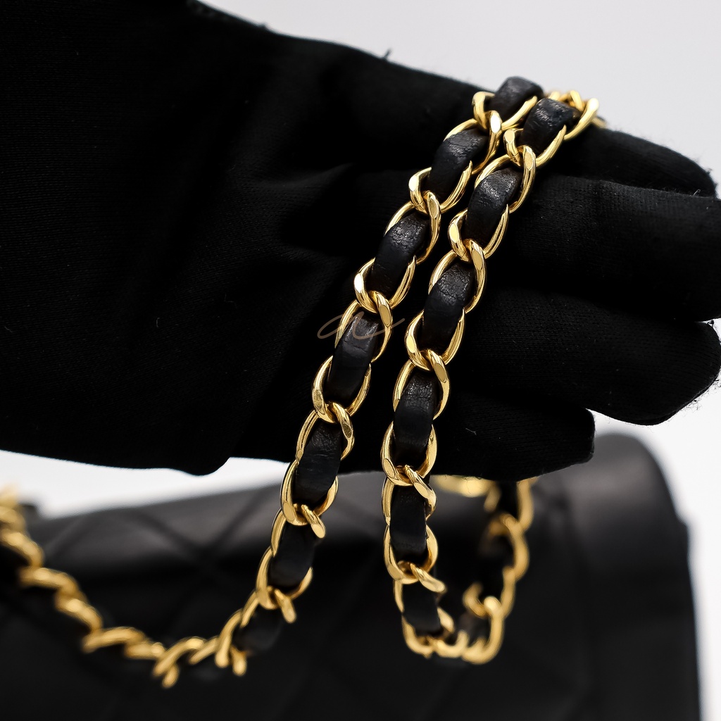 Chanel Diana Small Black 24K