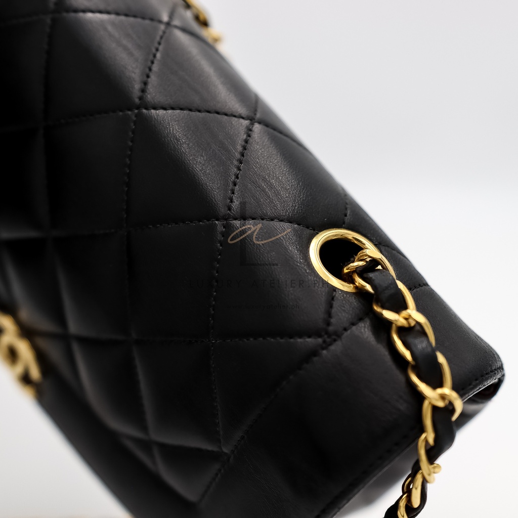 Chanel Diana Small Black 24K
