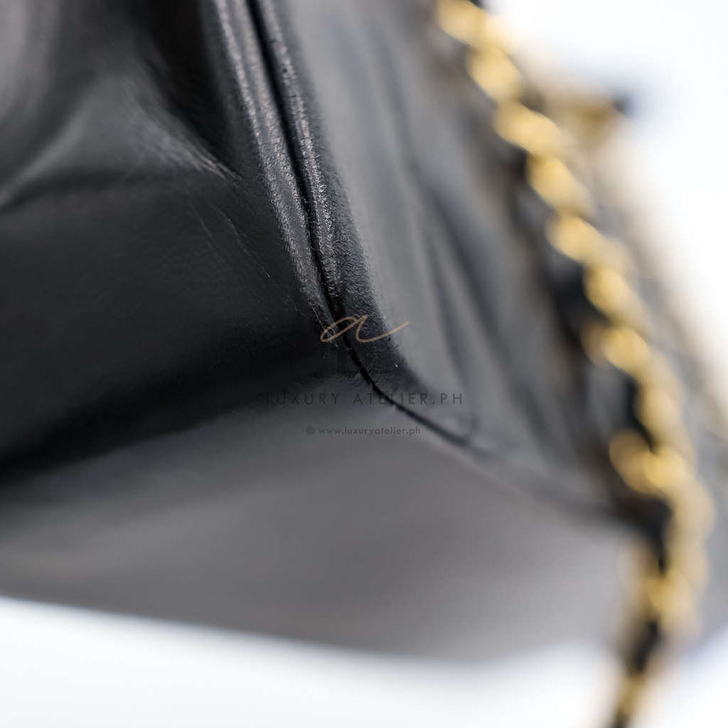 Chanel Diana Small Black 24K