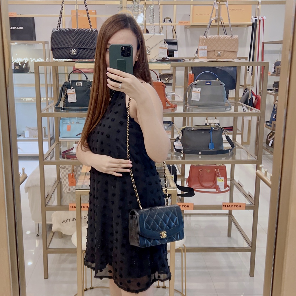Chanel Diana Small Black 24K
