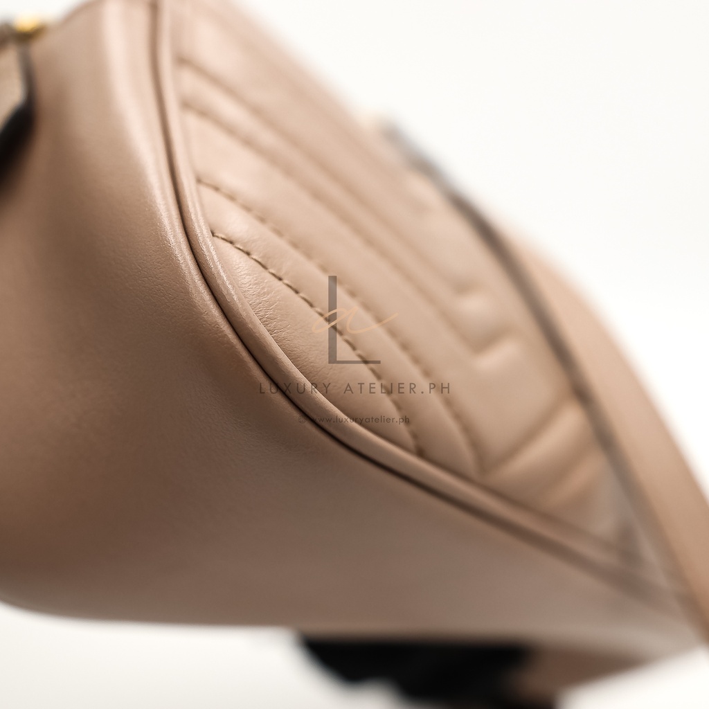 Gucci Marmont Camera Bag Beige