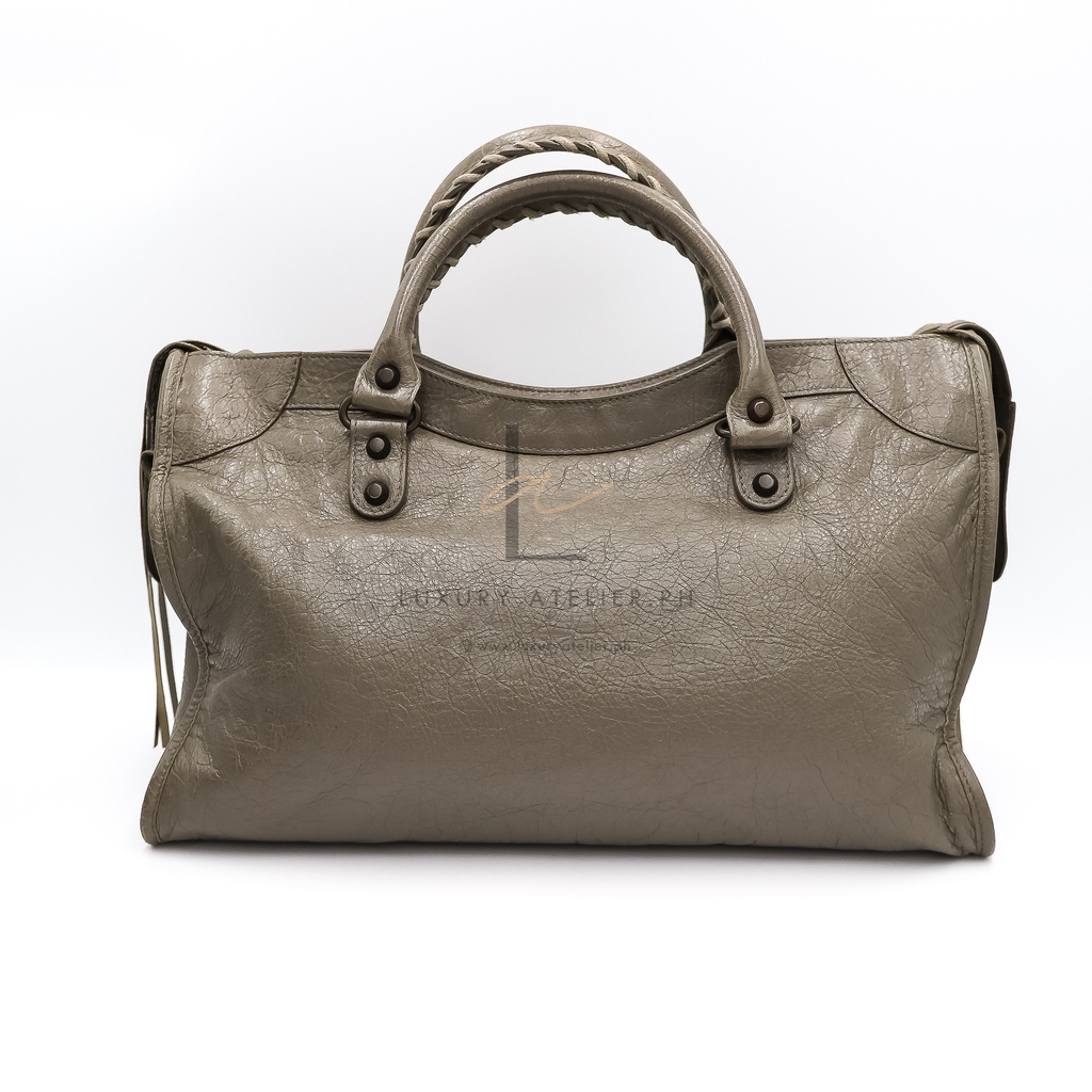 Balenciaga Motor City Bag Khaki Gray