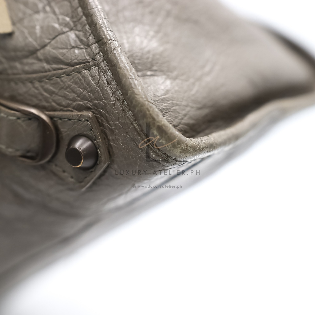 Balenciaga Motor City Bag Khaki Gray