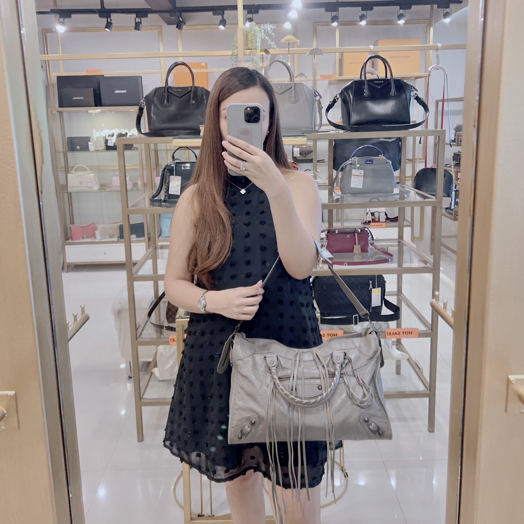 Balenciaga Motor City Bag Khaki Gray