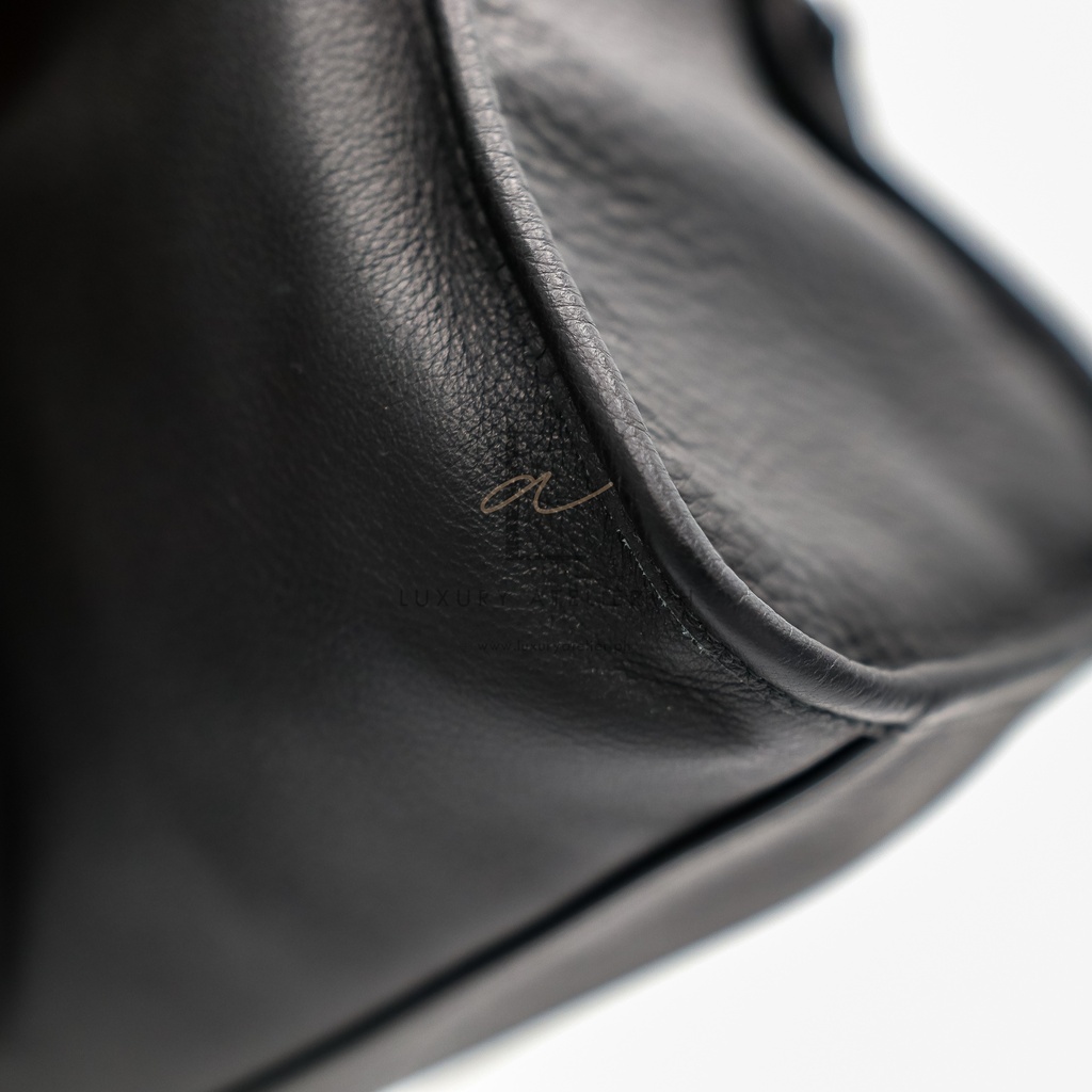 Balenciaga Motor City Bag Black Goatskin