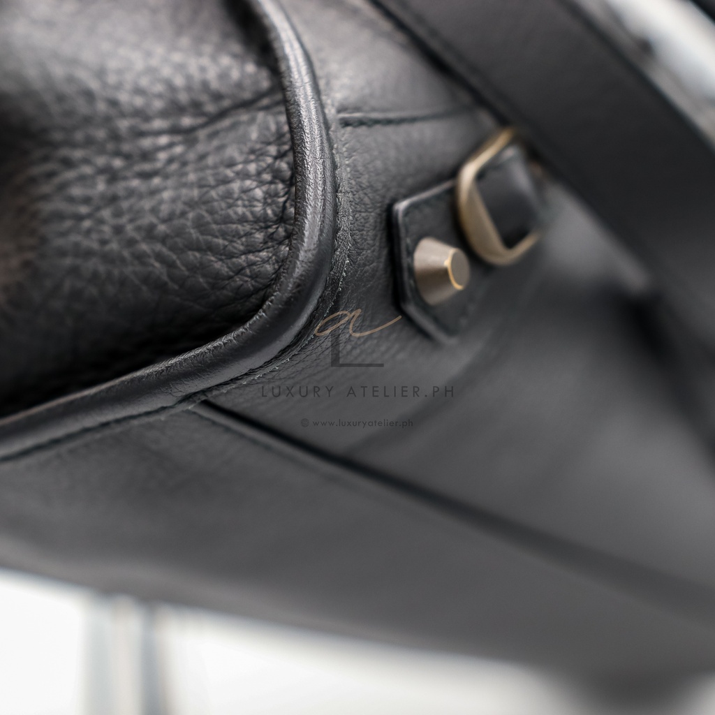 Balenciaga Motor City Bag Black Goatskin