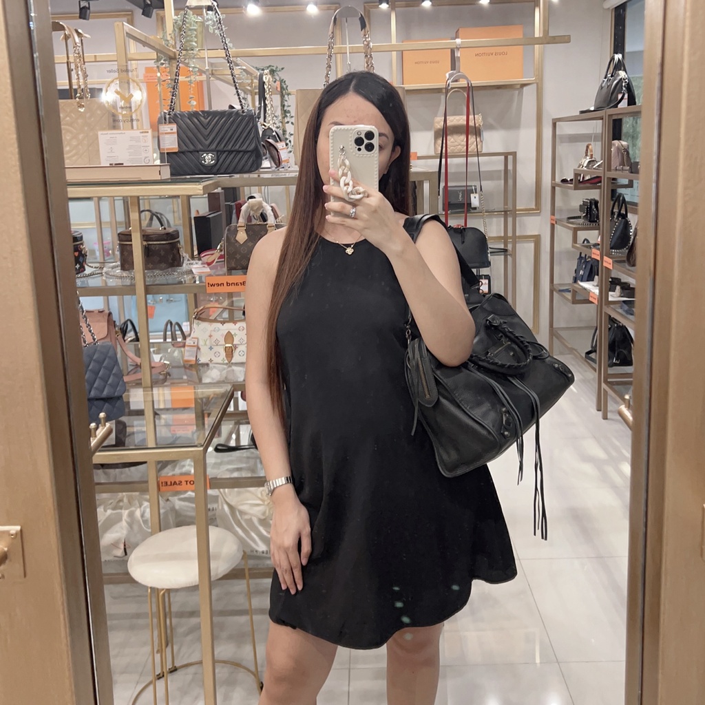 Balenciaga Motor City Bag Black Goatskin