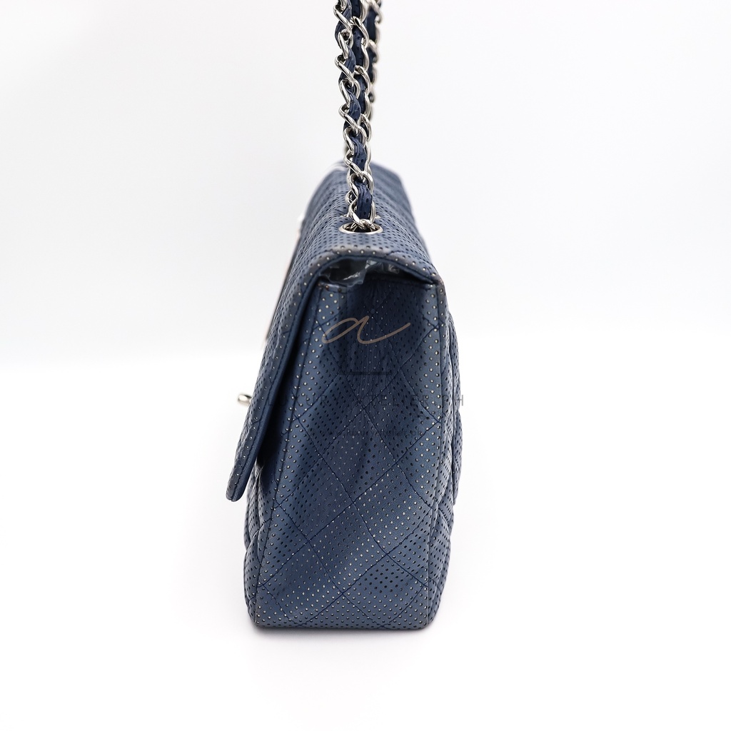 Chanel Classic Perforated Jumbo Single Flap Bag