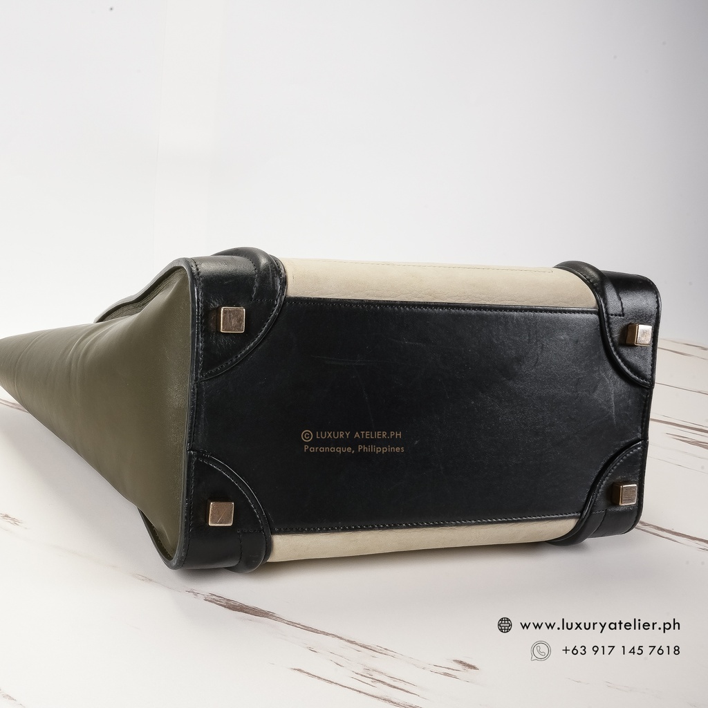 Celine Micro Luggage Tricolor