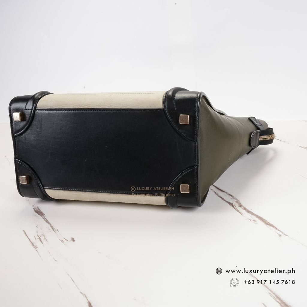 Celine Micro Luggage Tricolor