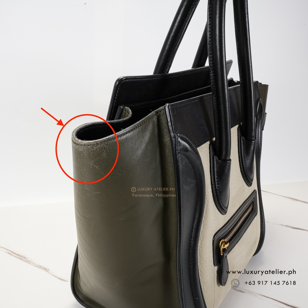 Celine Micro Luggage Tricolor