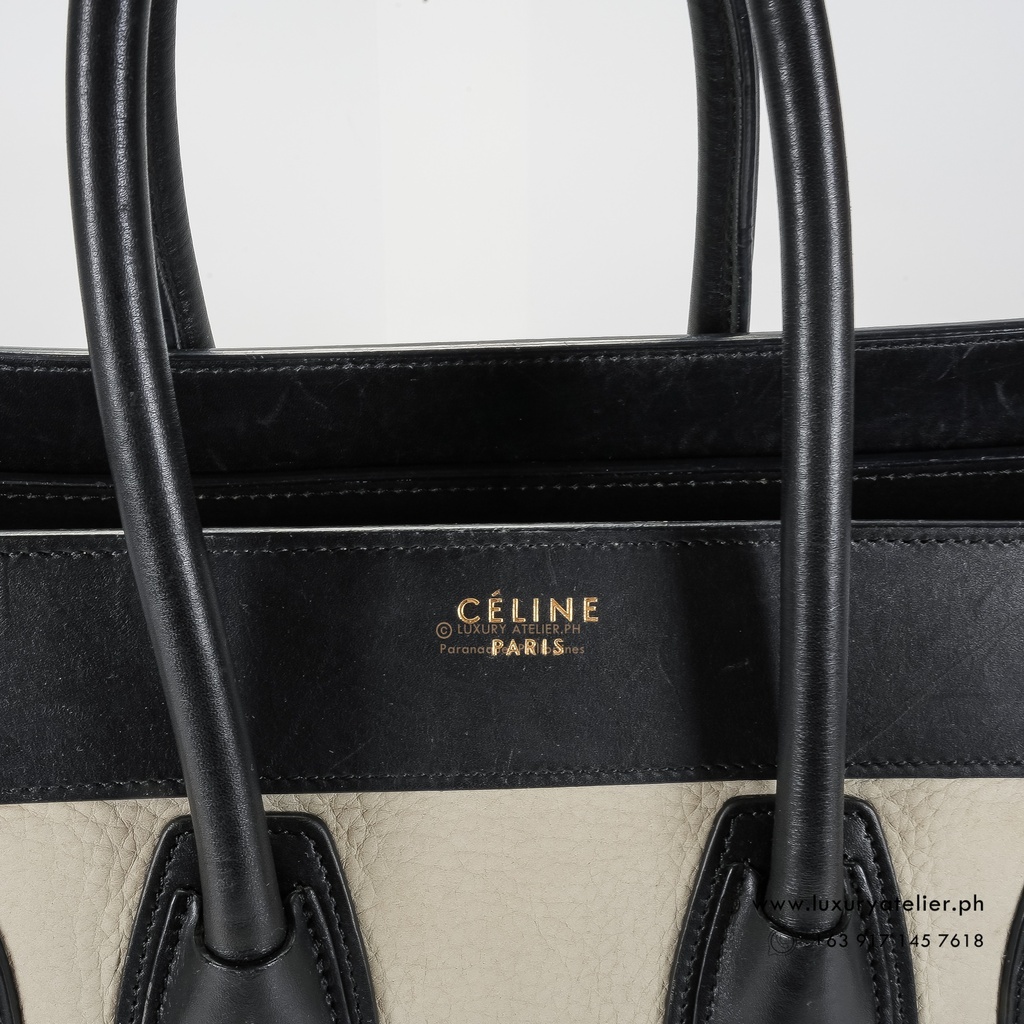 Celine Micro Luggage Tricolor